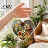 Healing Light Shadow Decor Suncatcher Puzzle Pendant, Durable Acrylic Window Hanging, with 3D Wavy Book Style Hanging Pattern, Stained Glass