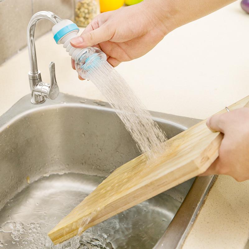 Faucet Filter 360°Rotation Kitchen Faucet Spouts Sprayers PVC Shower Tap Water Filter Purifier Nozzle Filter for Household
