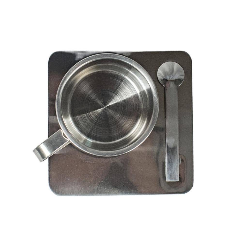 

3 шт. Срібна термостійка кружка з нержавіючої сталі для напоїв, чашка для води, кухонні аксесуари для кафе