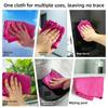 Gap-free Glass Cleaning Cloth for Mirrors, Bathroom Use, Water-absorbing Kitchen Towels, No Water Marks, Magical Seamless Cleaning Cloth
