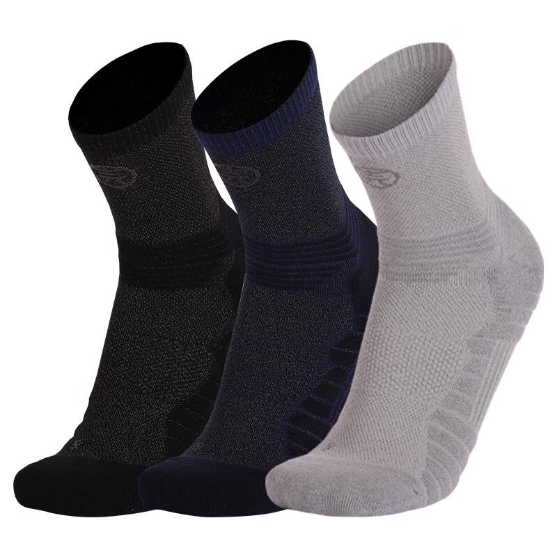 Men s Anti-Bacterial Sports & Basketball Socks (3-Pack)