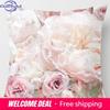 Rose Series Square Pillowcase Pillow Home Decoration Car Bedroom Sofa Cushion Cover (45Cm*45Cm)