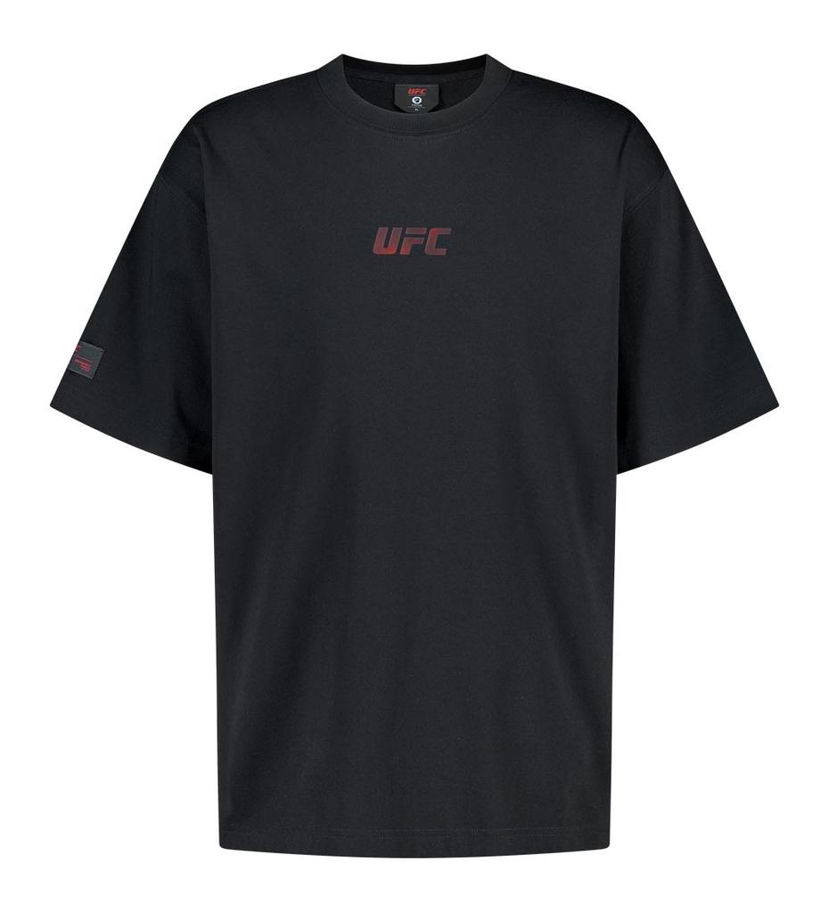 UFC SPORT Ufc Octagon Relaxed Fit Short Sleeve T-Shirt Black U4Ssv2303Bk