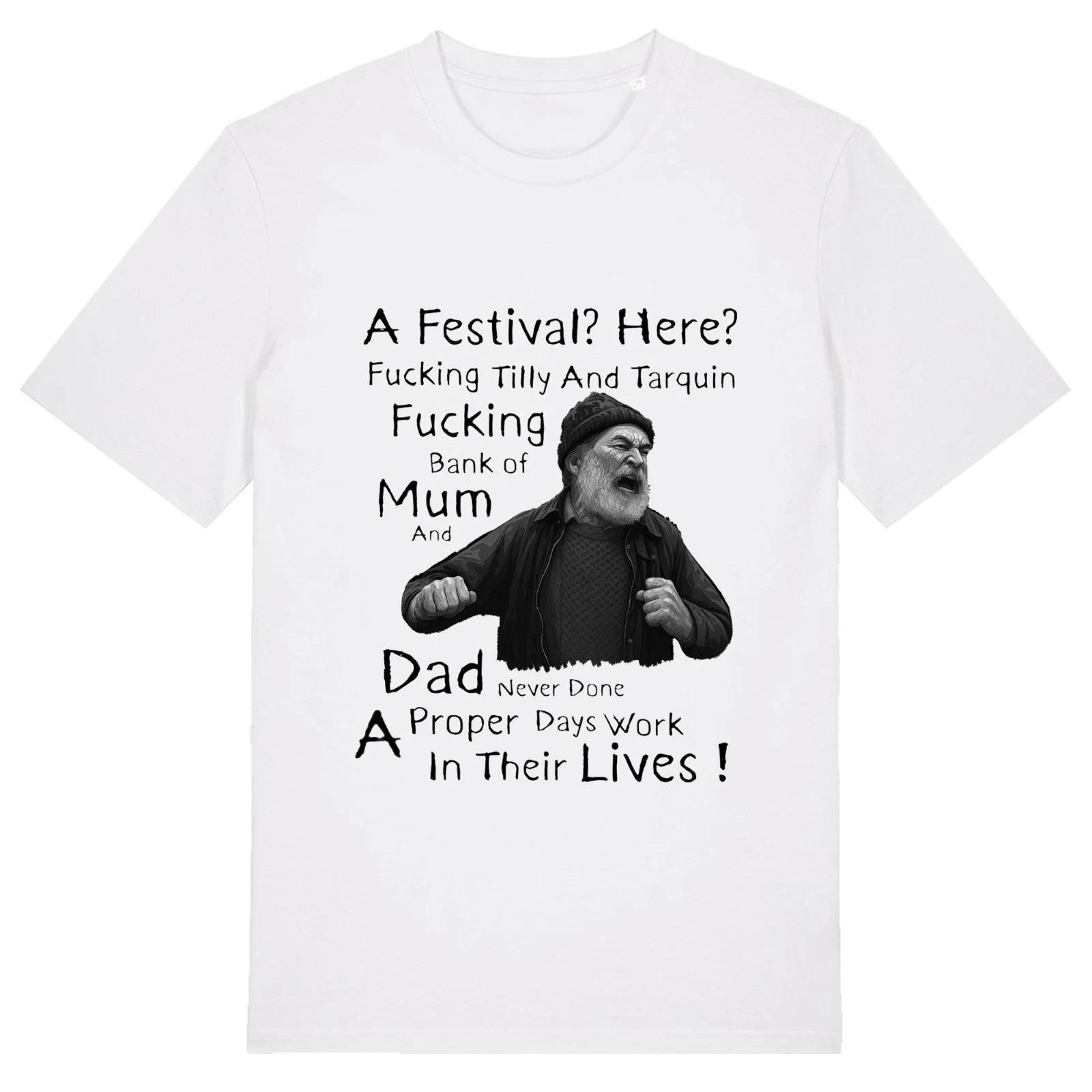 

Bank of Mum & Dad Unisex T-Shirt - Farmer Jim Novelty Gift British Comedy UKTV 3XL