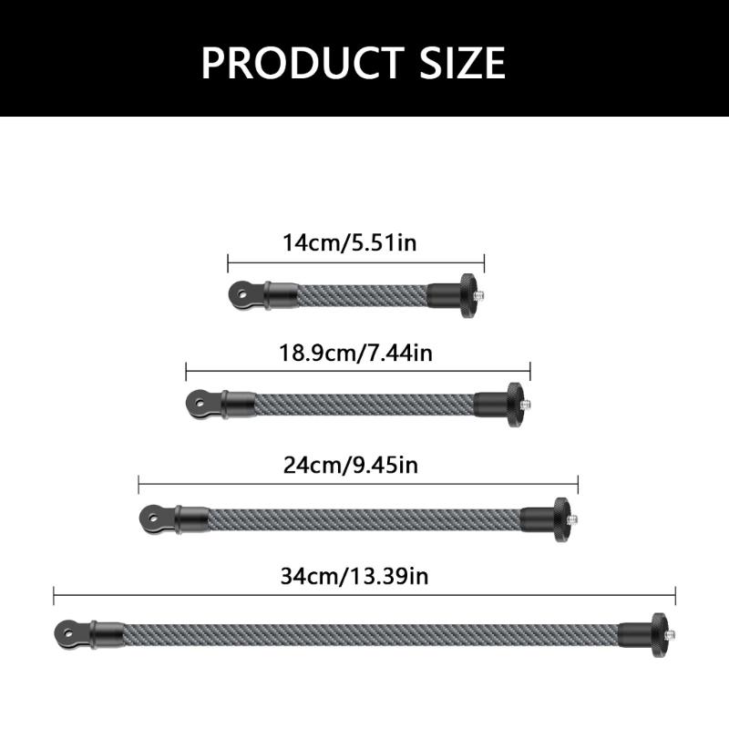 Selfies Stick Extension Poles Tripods Mount Monopod Extension Rod with 1/4inch Thread for Cameras Cameras Tripods