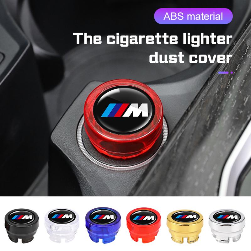 For BMW M Car Cigarette Lighter Cover Dust Cover Decoration Cap Accessories For BMW M M3 M5 M6 E36 E46 E90 E91 F48 F25 F10 F20 X1 X5 X6 X7 mvpc30