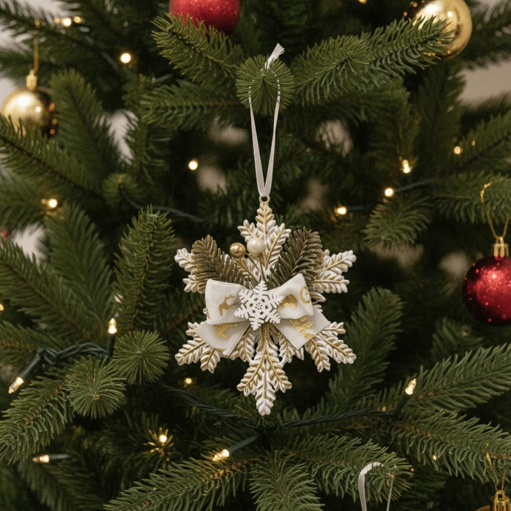 Sparkling Christmas Tree Hanging Charms Handcrafted DIY Xmas Tree Hanging Pendants Lightweight Decorative