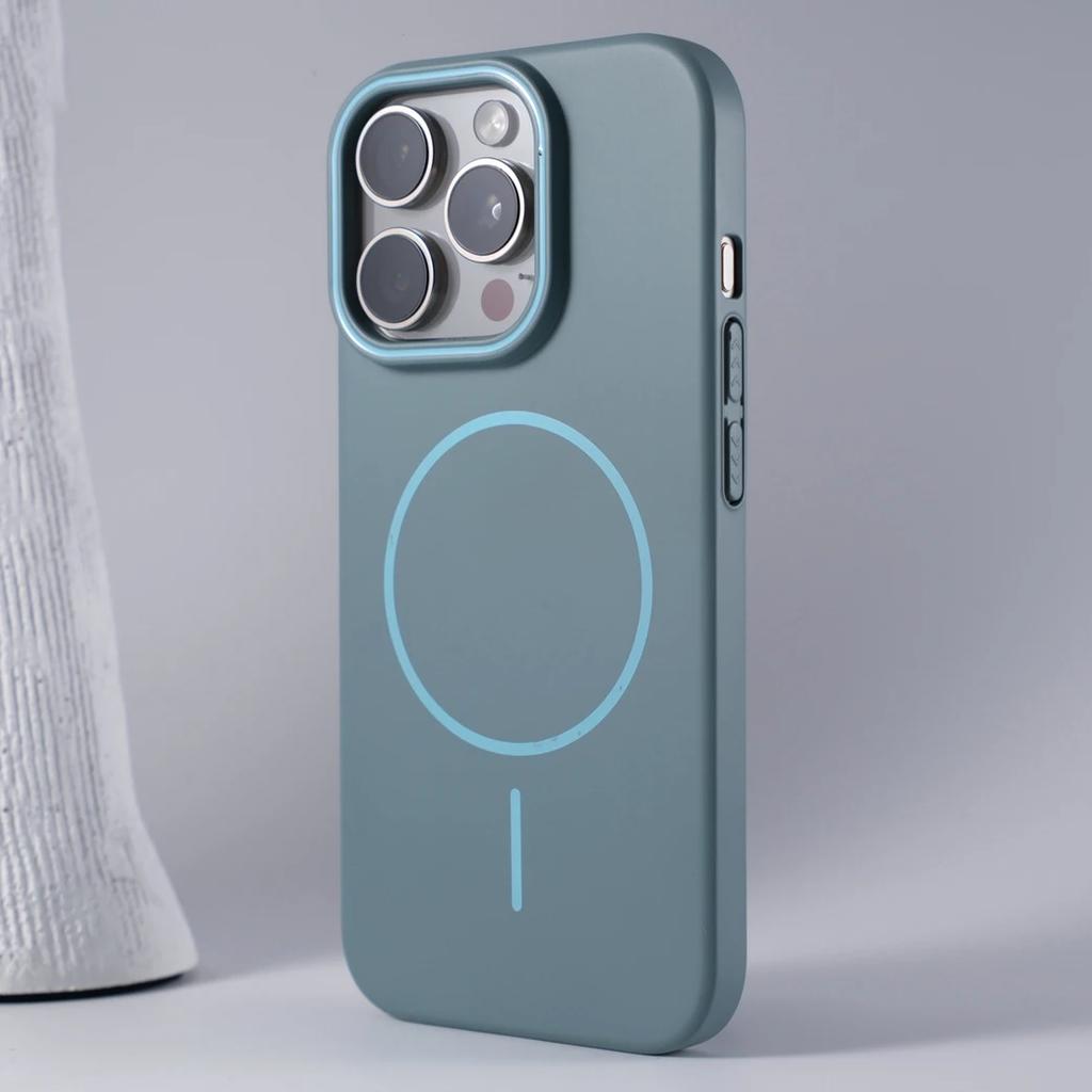 Ultra tenký tvrdý PC Magsafe kryt pro iPhone 16 15 14 Plus 11 12 13 16 15 pro Max Luxusní nárazuvzdorný magnetický kryt pro bezdrátové nabíjení