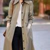 New Arrivals Open Run Trench Dress Shacket Waist Tie Long Shirt