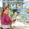 Portable Design Electric Window Cleaner Water Spray Function Powerful Suction Handheld Window Cleaner Cordless Operation