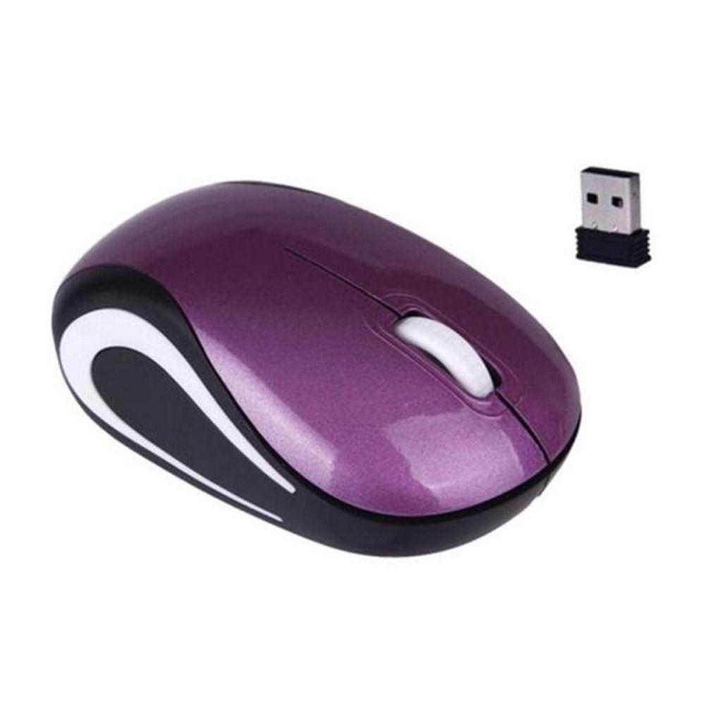 

USB Mouse For Laptop PC Kids Computer Mice PC Gaming Mouse Wireless Computer Mouse Ergonomic Mice фиолетовый