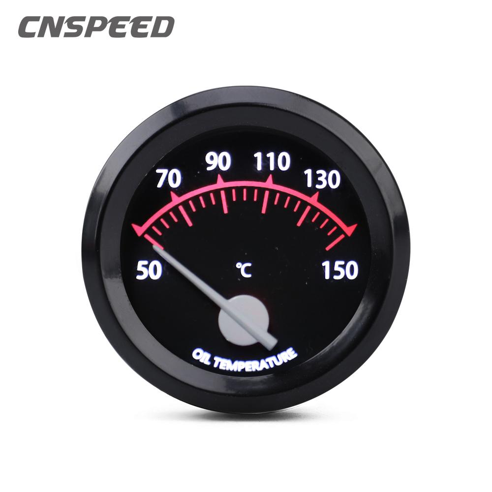 2  52mm 12V Racing Car Turbo Boost Gauge Water Temperature Tachometer RPM Gauge Oil Pressure With Sensor Volt Meter Pointer LED Oil Temp Gauge