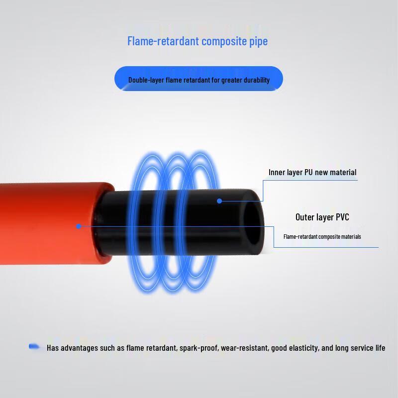 Jundingying High-Temp Flame-Retardant PU Air Hose