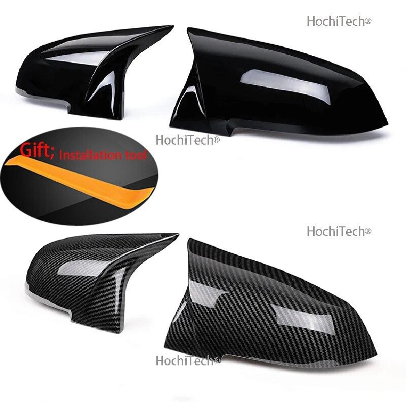 For BMW 1 2 3 4-serie F20 F30 F31 F32 F36 2012 - OG UTOVER 320i 328i 330d 335i M3 M4 Utseende Erstatningsstil Karbonfiber Speildeksel