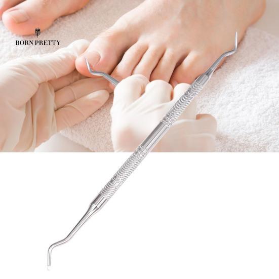 

Двойная сторона Вросшие ногти Украшения Toe Nail Lifter Пилка Педикюр Маникюр Уход Коррекция Инструмент