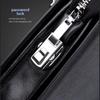 New Men's Genuine Leather Clutch with Combination Lock - High-End, Large Capacity Business Handbag