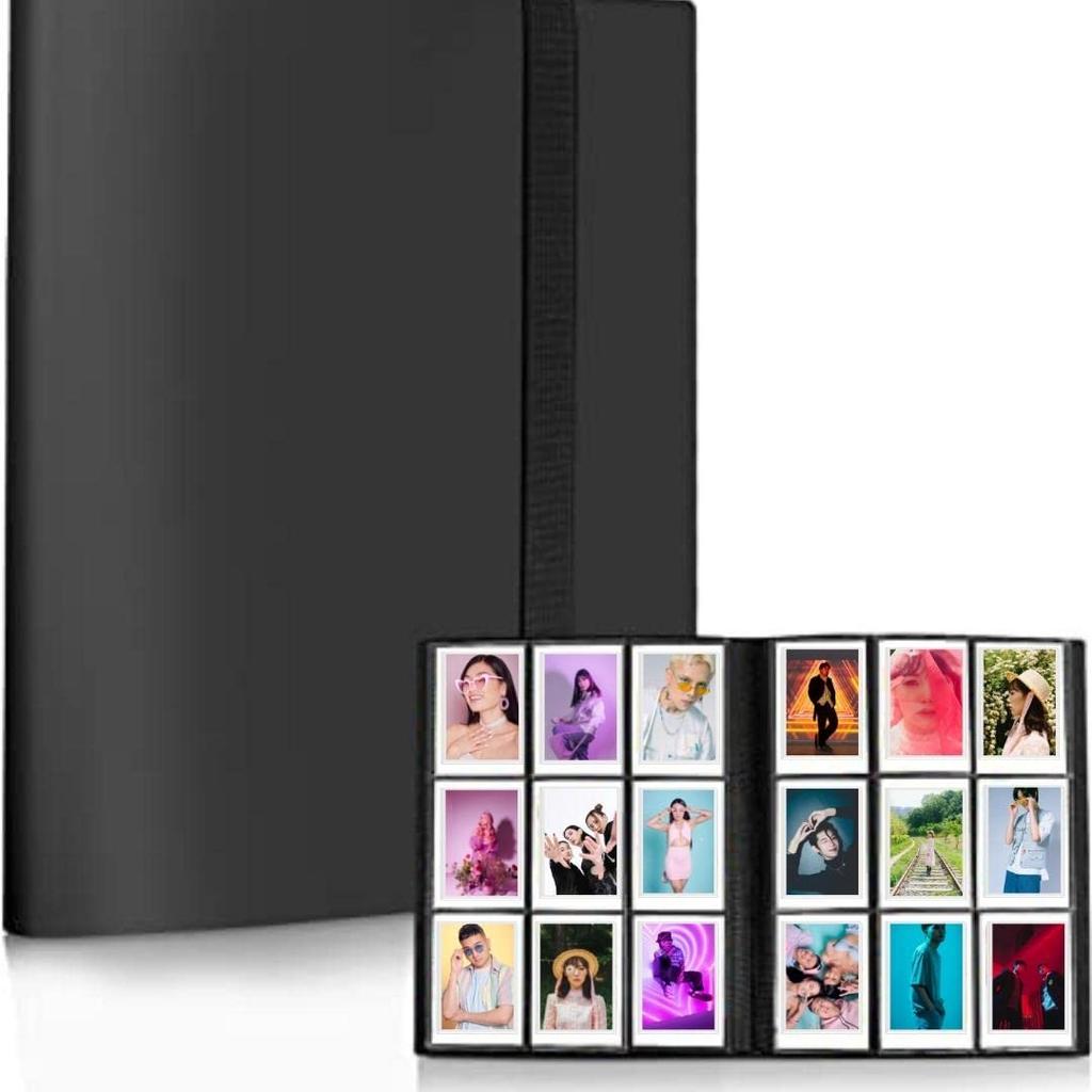 Album Perfect for Instax and Polaroid Photos (360 Photos, Black)