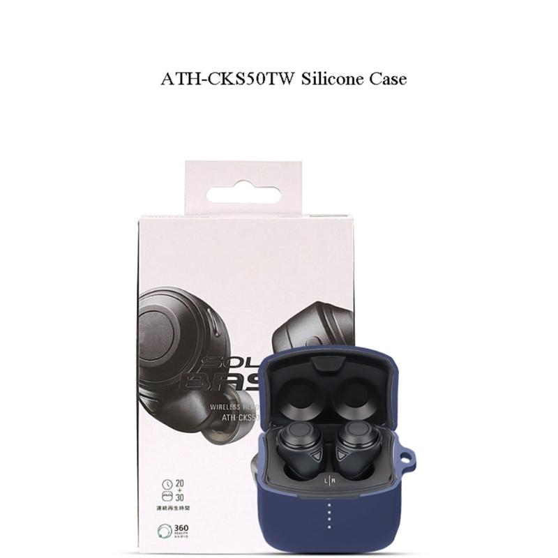 Suitable for Technica ATH-CKS50TW Washable Soft Cover Housing Lightweight Case Impact-resistant Waterproof for Shell