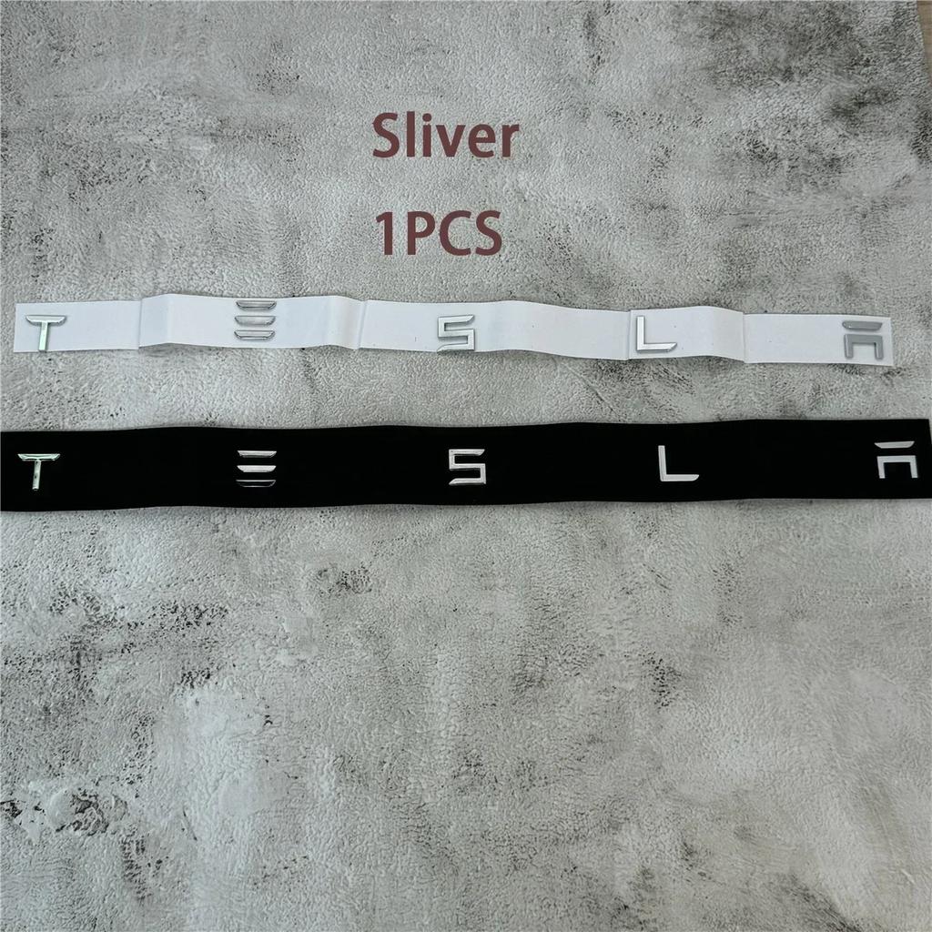 Car Sticker Tesla For Tesla Model 3/S/X/Y  Logo Emblem Badge | Rear Trunk Tailgate Sticker Decal | Auto Exterior Accessories
