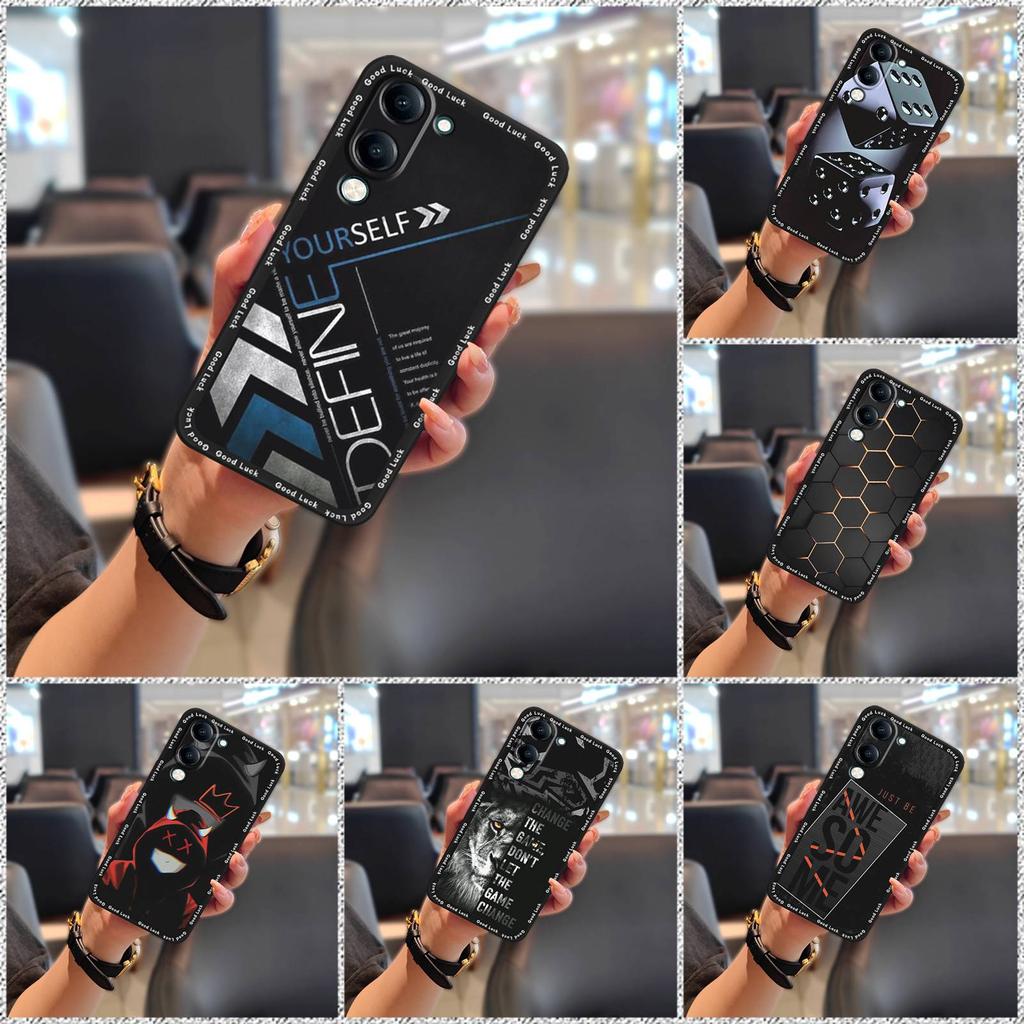 Anti-knock Cartoon Phone Case For VIVO Y04 4G/Y29S Graffiti Silicone Dirt-resistant Soft case Shockproof Full wrap TPU