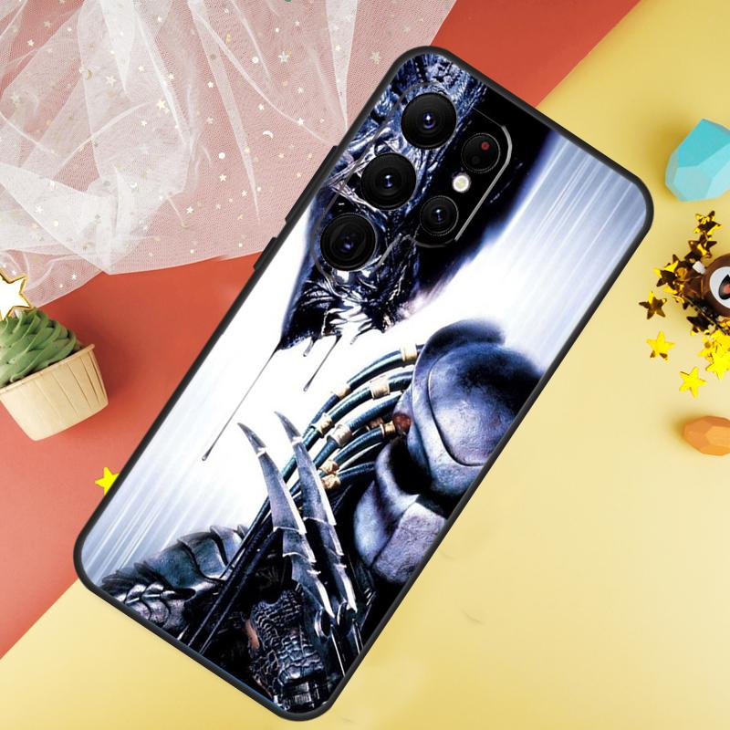 Alien Predator Case For Samsung Galaxy S23 Ultra S24 S22 S20 S21 FE Note 10 20 Ultra S8 S9 S10 Plus Cover