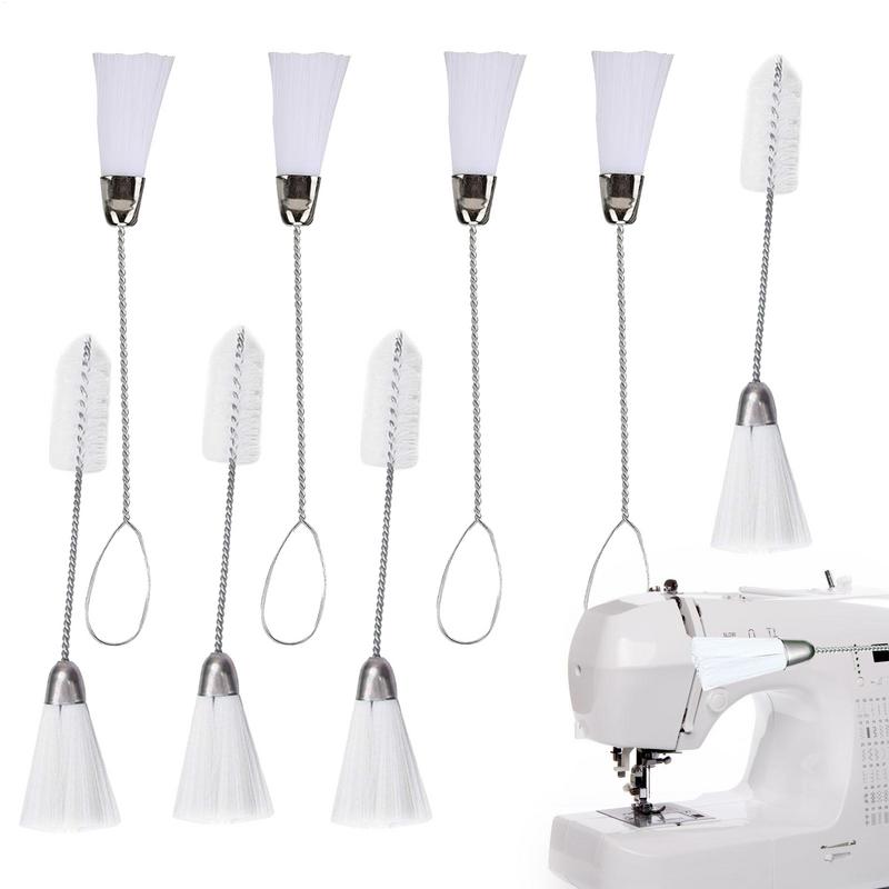 Multi-function Mini Double Ended Cleaning Brush for Sewing Machine Gap Threads Cleaning Keyboard Nylon Head Sewing Accessories