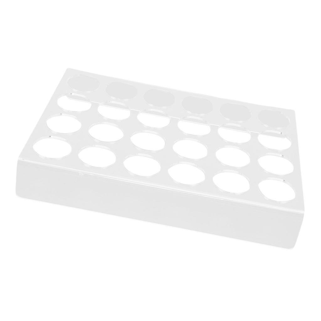 Kaffeekapsel-Organizer Flach Transparentes Acryl 24 Kaffeekapseln Halter für Küche Büro Hotel Transparent 4mm
