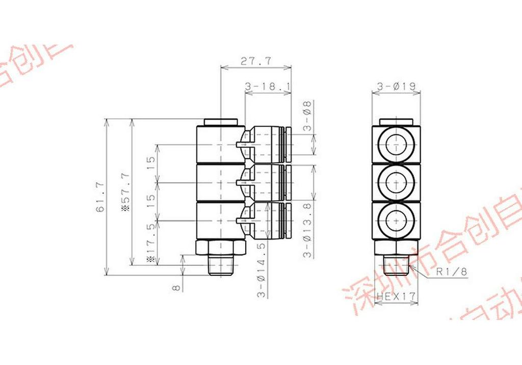 PISCO PHT Series: PHT4-01, PHT6-01, PHT8-02, PHT10-03, PHT12-03, PHT16