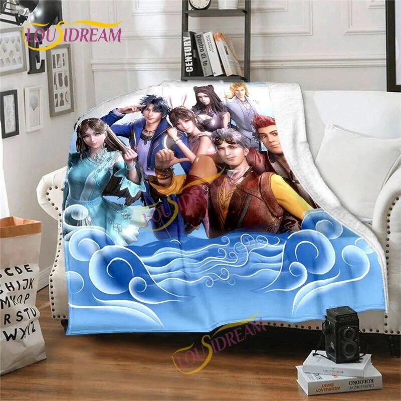 

Одеяло Тан Сан Soul Land Мягкий домашний диван-кровать офисное легкое тонкое одеяло Теплое одеяло для пикника. 125x150cm 50x60inch