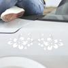 Car Auto Body Flower Sticker Automotive Exterior Floral Decals Flower Pattern Hood Decal Floral Bumper Stickers Self-Adhesive