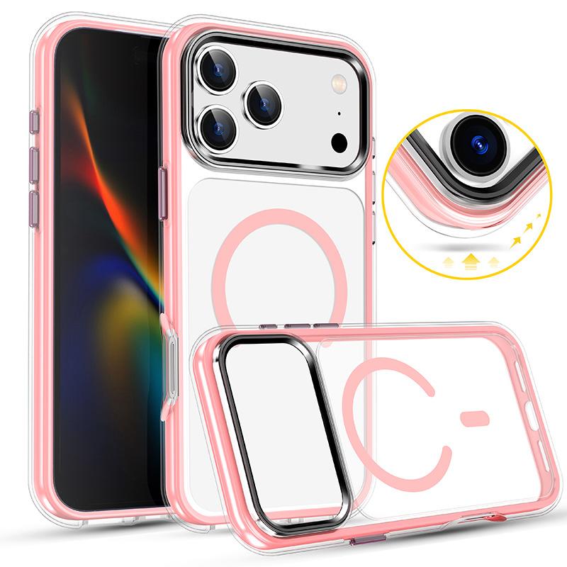 Hot Selling for IPhone17Promax Protective Cover 16 Vacuum Air Bag Anti-Yellow 15 Magnetic All-Inclusive Mobile Phone Case