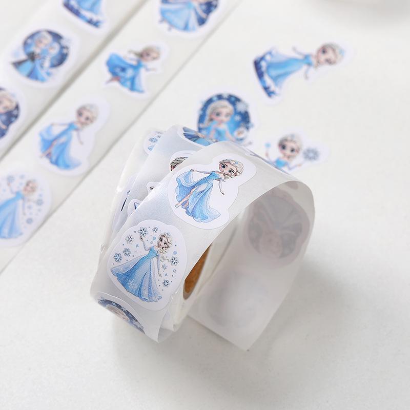 500pcs Elsa Princess Children s Princess Cartoon Encouragement Reward Stickers for Girls Frozen Decorative Stickers