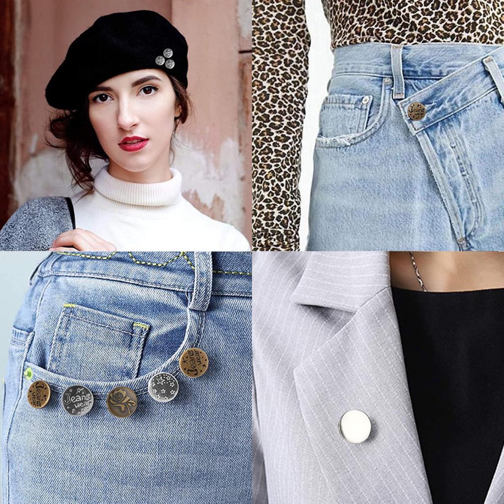 Buy Jean Buttons Replacement No Sew 