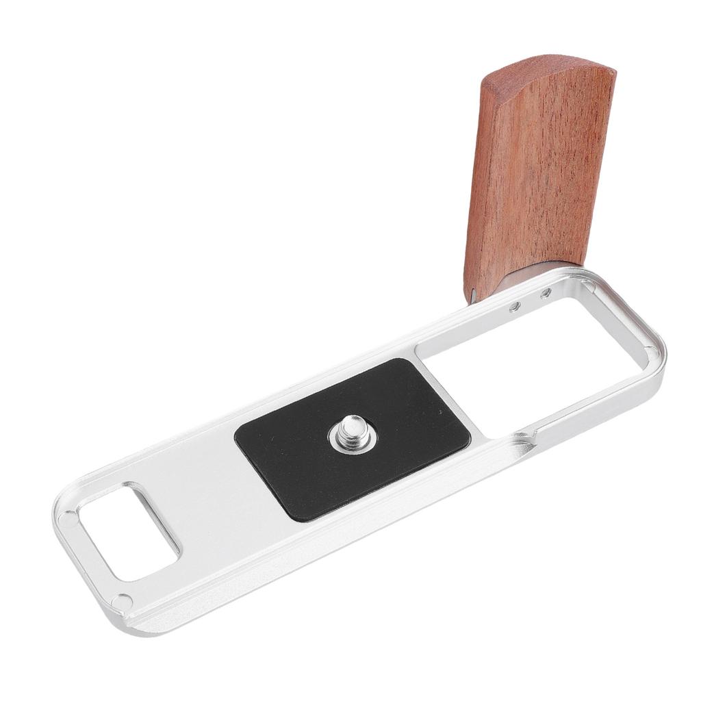 Handgrip Camera L Bracket Fit for   X E5 Camera Wooden Handle Aluminum Alloy Handgrip Quick Release L Plate