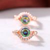 Xiaomi Huitan New Rose Gold Color Women's Hoop Earrings with Colored Cubic Zirconia Fashion Luxury Female Accessories Wedding Jewelry