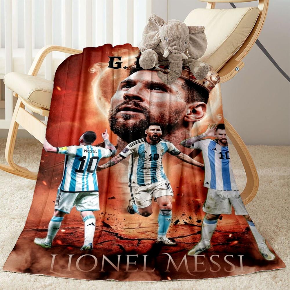 Lionel Messi Spiderman Lionel Messi Blanket Soft Cozy Suitable For Seaside Picnics Chair Four Seasons Multipurpose Warmthful Decor