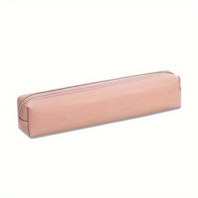 Blank Pen Bag Small Cute Simple Small Accessories Storage Bag Hair Comb Storage Bag Pu Pen Bag