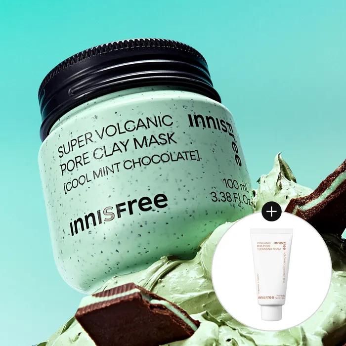 [LTD] Super Volcanic Pore Cool Mint Choco Mask Pack