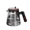 Hanyou Walnut Glass Press Teapot