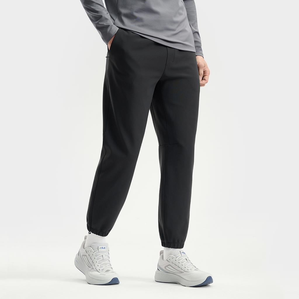 FILA A.P. Fashion Simple Trendy Casual Versatile Breathable Straight Leg Knit Sports Pants Men pants A11M541612FBK