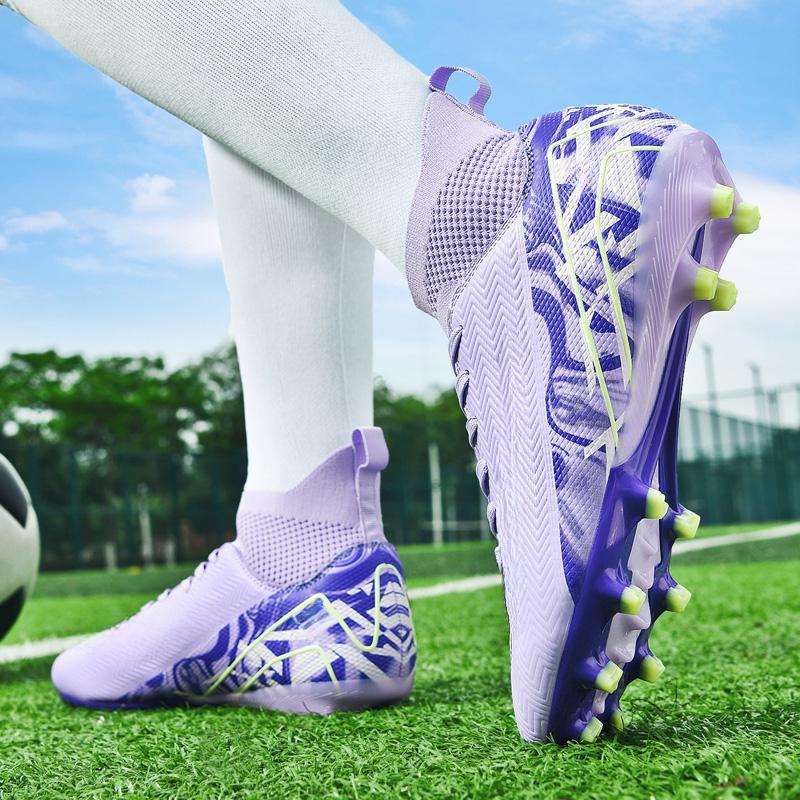 33-45 Herren Langnagel High Top Fußballschuhe Trainingsschuhe Kinderfußballschuhe