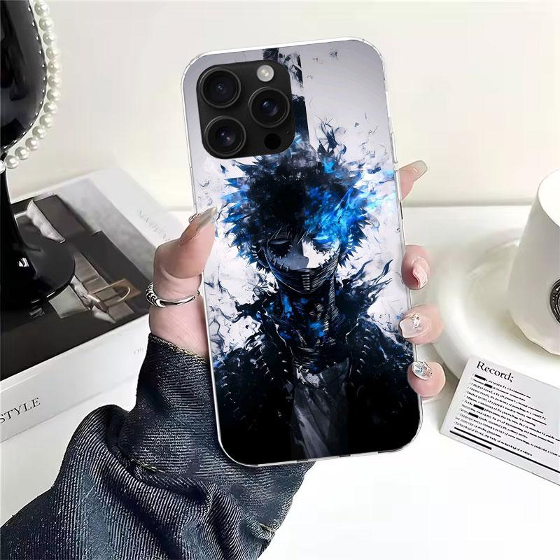 Dabi MHA My Hero A-Academy Soft Phone Case For IPhone 11 17 Air 16E 16 Pro Max 15 + 14 Plus 13 Mini 12 Apple 7 SE 8 Fundas Coque