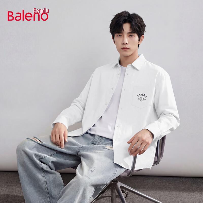 Baleno Men s Long-Sleeve Casual Shirt Jacket XL