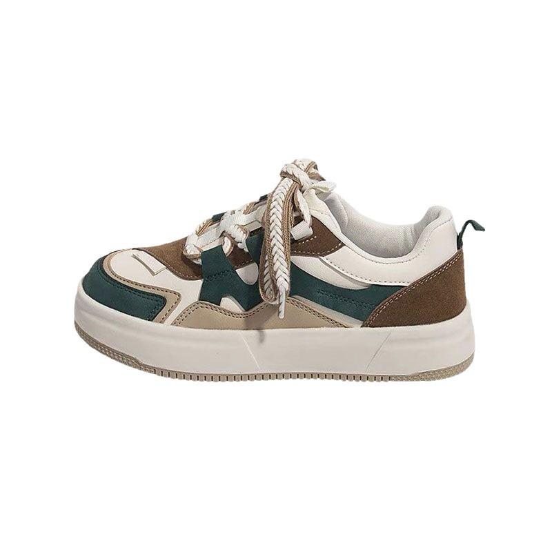 

Board women s shoes niche design platform women s shoes beige versatile casual sports shoes children 40 бежевый