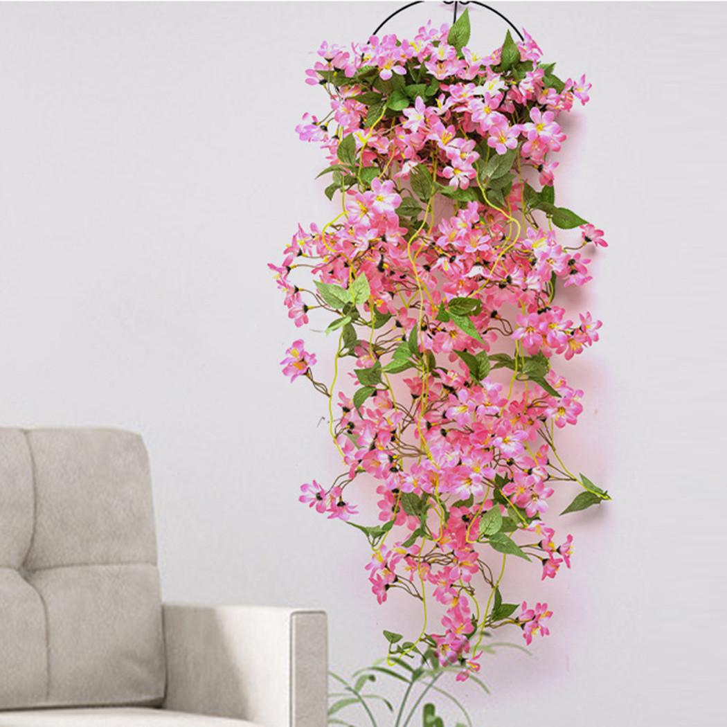 

Искусственные висячие лозы в помещении и на открытом воздухе шелковые цветы