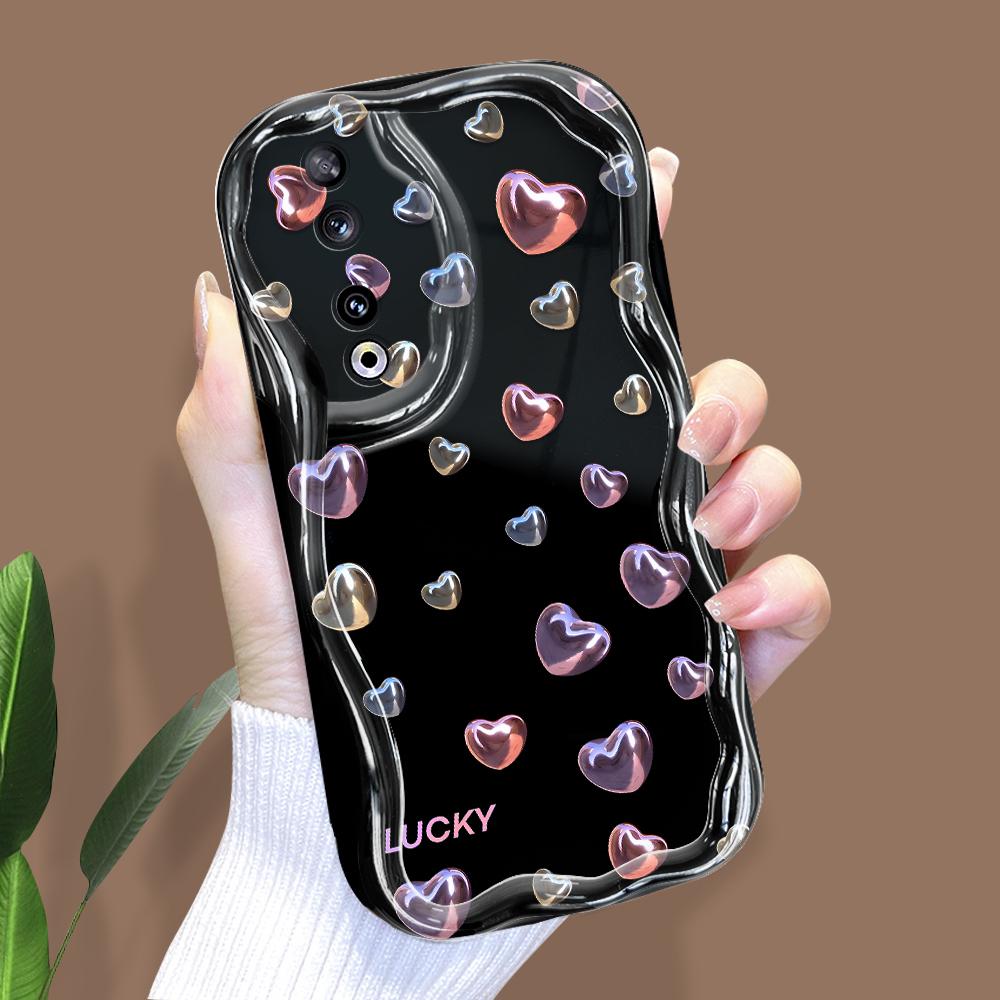 

Милый мультяшный узор, кремовая текстура, мягкий силиконовый чехол с волнистыми краями, чехол для телефона для Huawei Honor Infinix Tecno iPhone Tecno Spark 20C