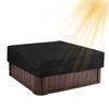 Hot Tub Cover Waterproof Square Replacement UV Protection Hot Tub Winter Cover For Outdoor Garden Backyard Deck Poolside