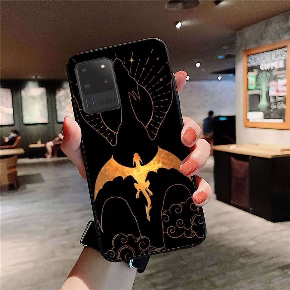 Fourth W-Wing Phone Case For Samsung S 24 Fe 25 Ultra Plus 20 Lite 21 30 22 23 24 22 Ultra 5G Fundas