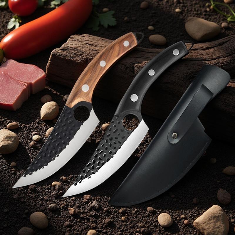 Stainless Steel Kitchen Knife Fishing Knife Meat Cleaver Cooking Cutter Handmade Butcher Boning Knife Fruit Cutter