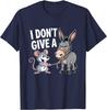 I Dont Give A Rats Ass Fun Mouse Donkey Humor Tshirt Unisex Unisex Cartoon Humorous Satire Animal Streetwear